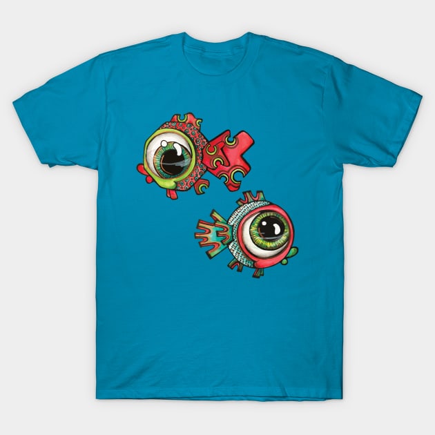 Geometry Fish T-Shirt by artfulfreddy